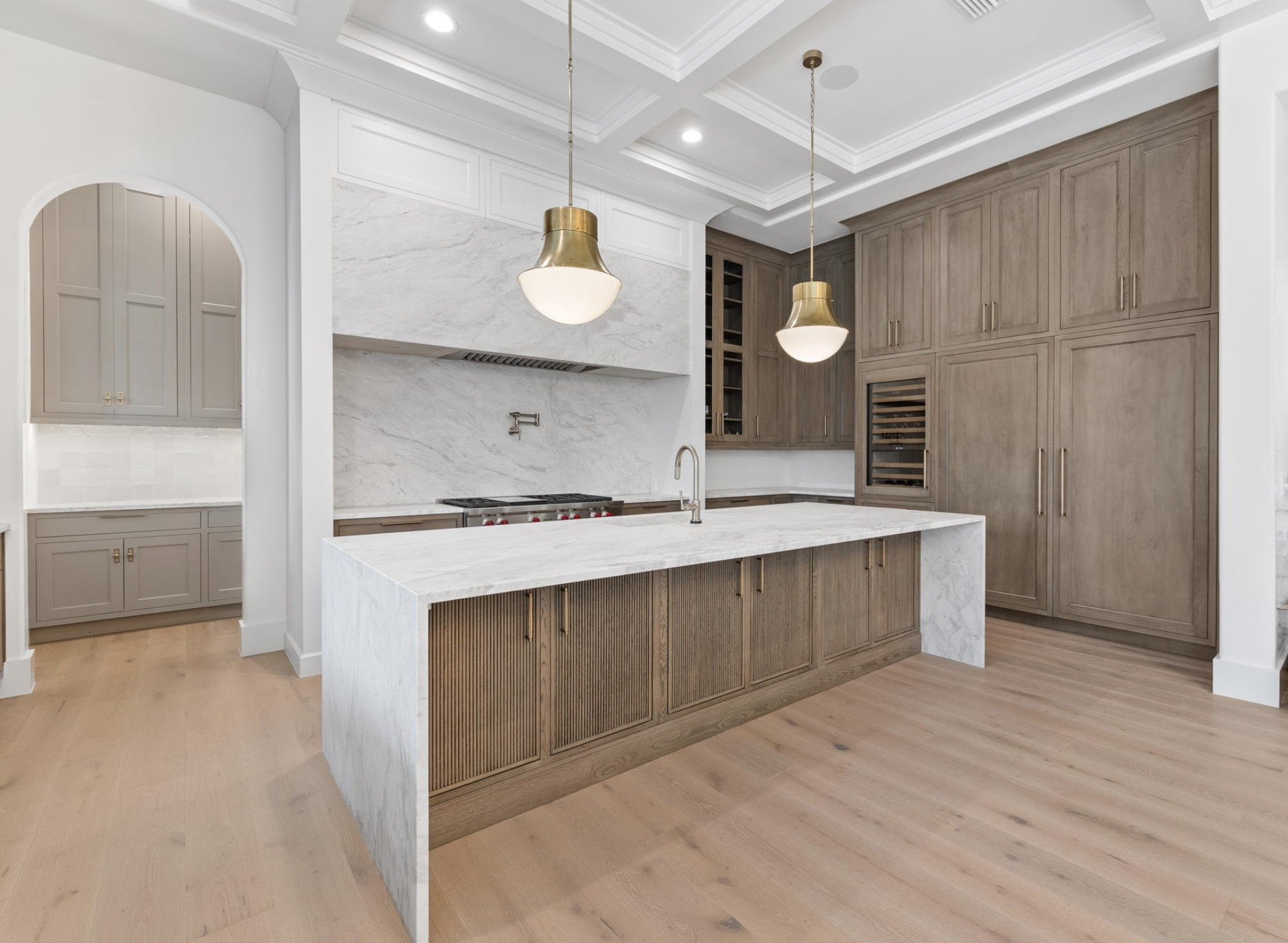 Covered Bridge custom kitchen with painted cabinetry