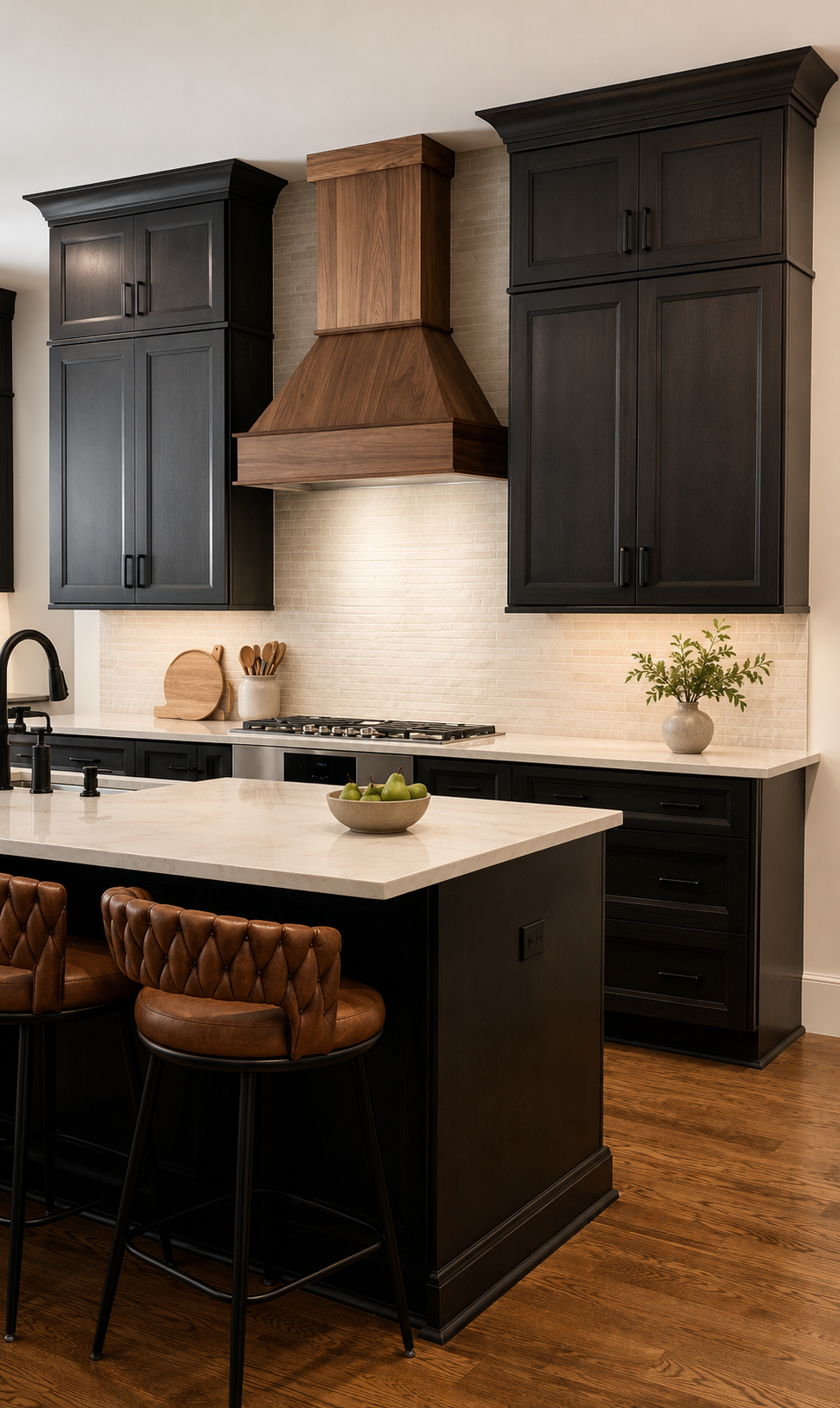 E&G Woodworks custom range hood